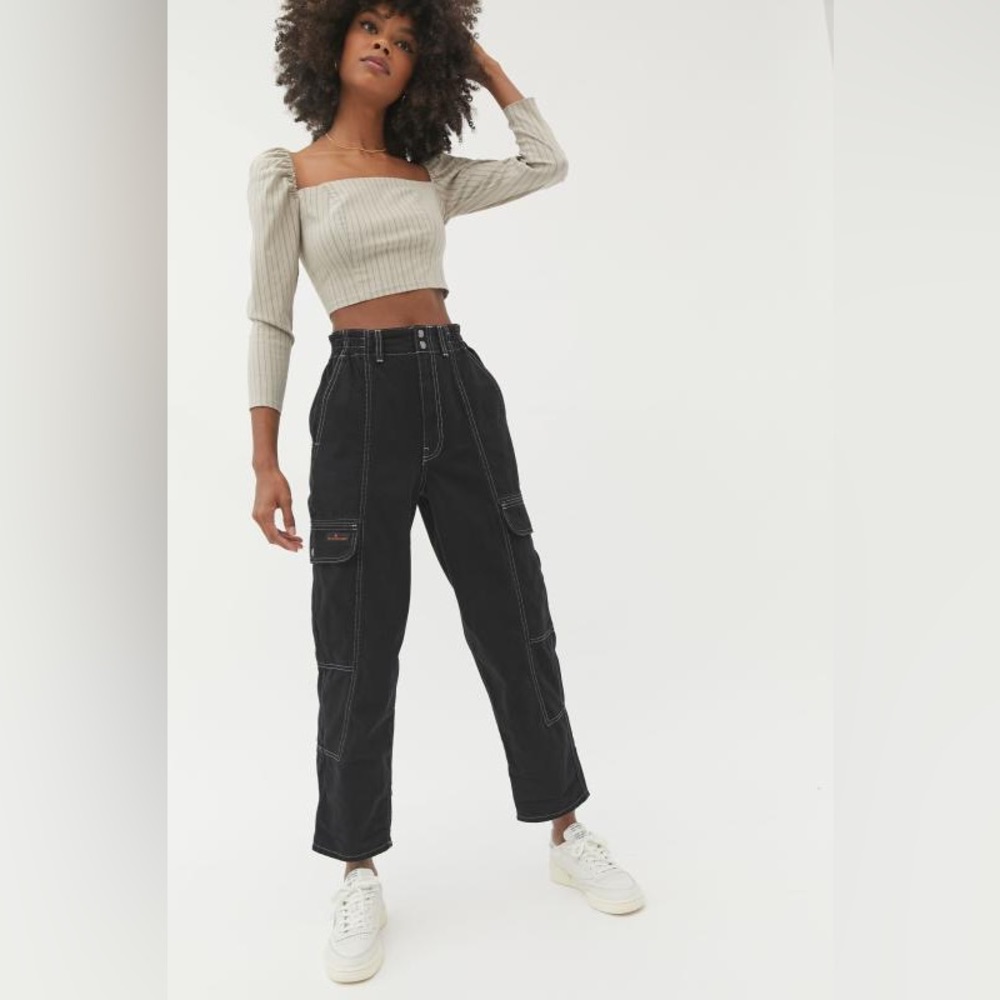 UO UrbanOuttfitters BDG Blaine High Waisted Skate Jean - Black